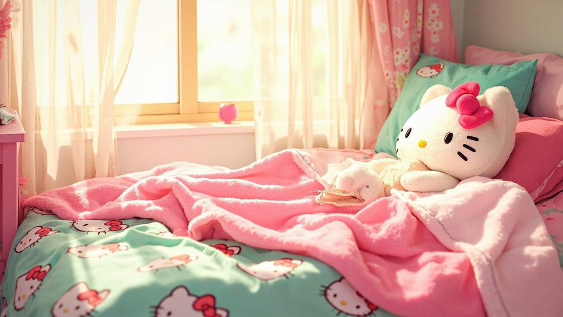 How Personalized Hello Kitty Blankets Elevate Minimalist Living Room Products