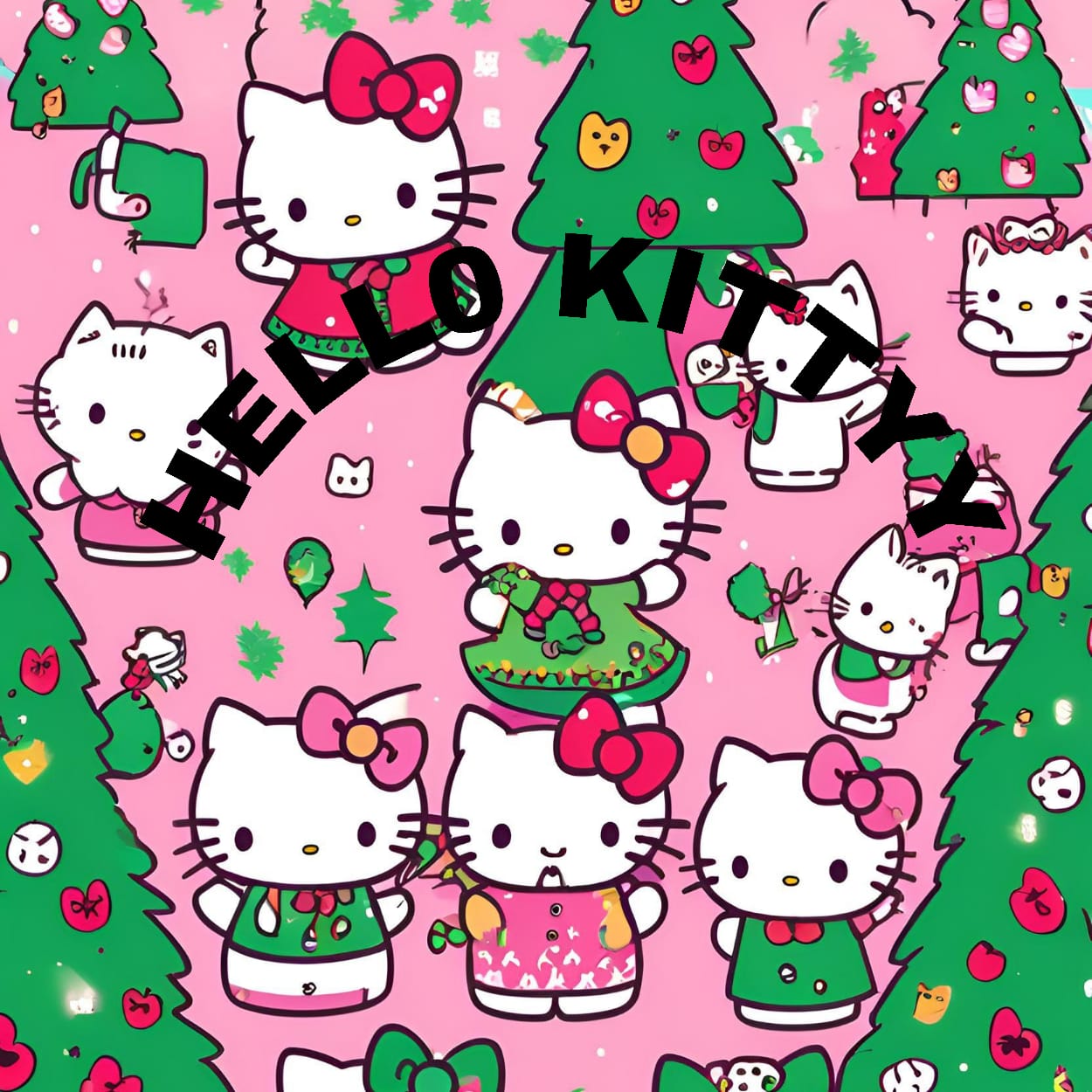 Hello Kittyy Christmas Blanket - Hello Kittyy Blanket Store