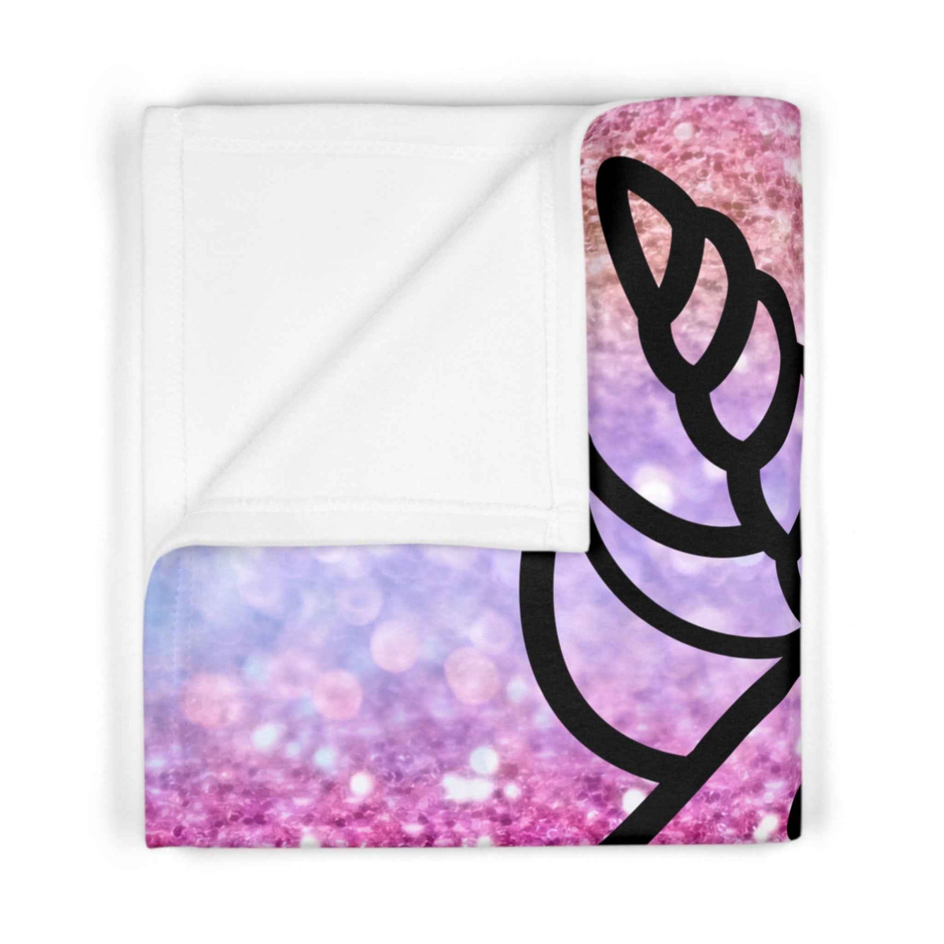 Magical Unicorn Fleece Baby Blanket  pink- Soft Glitter Design for Cozy Moments - Hello Kittyy Blanket Store
