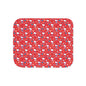 Hello Kitty Red Pattern Sherpa Blanket — Cozy Reversible Throw red blue hearts