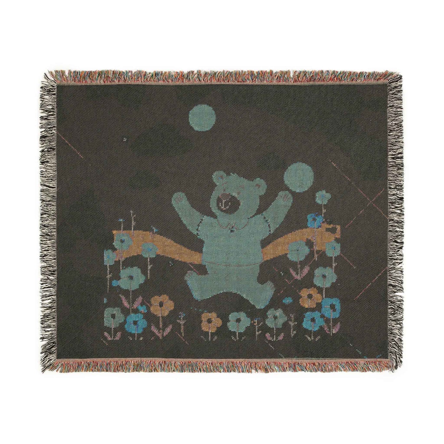 Woven Blanket - Winnie the Pooh Vibrant Colors - Hello Kittyy Blanket Store