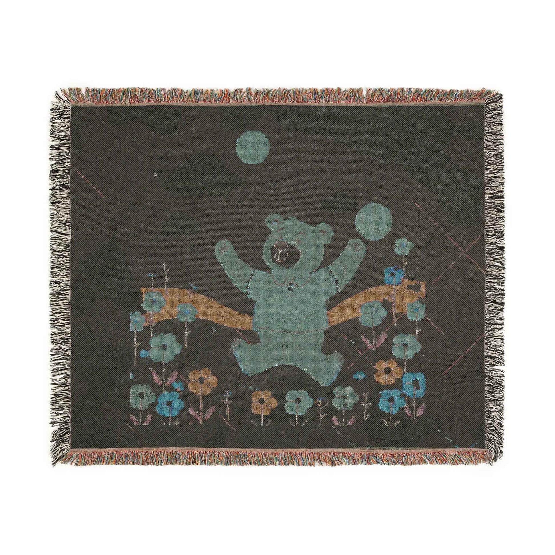 Woven Blanket - Winnie the Pooh Vibrant Colors - Hello Kittyy Blanket Store