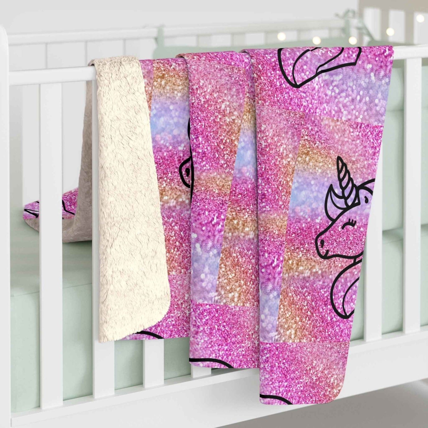 Unicorn Sherpa Blanket - Hello Kittyy Blanket Store