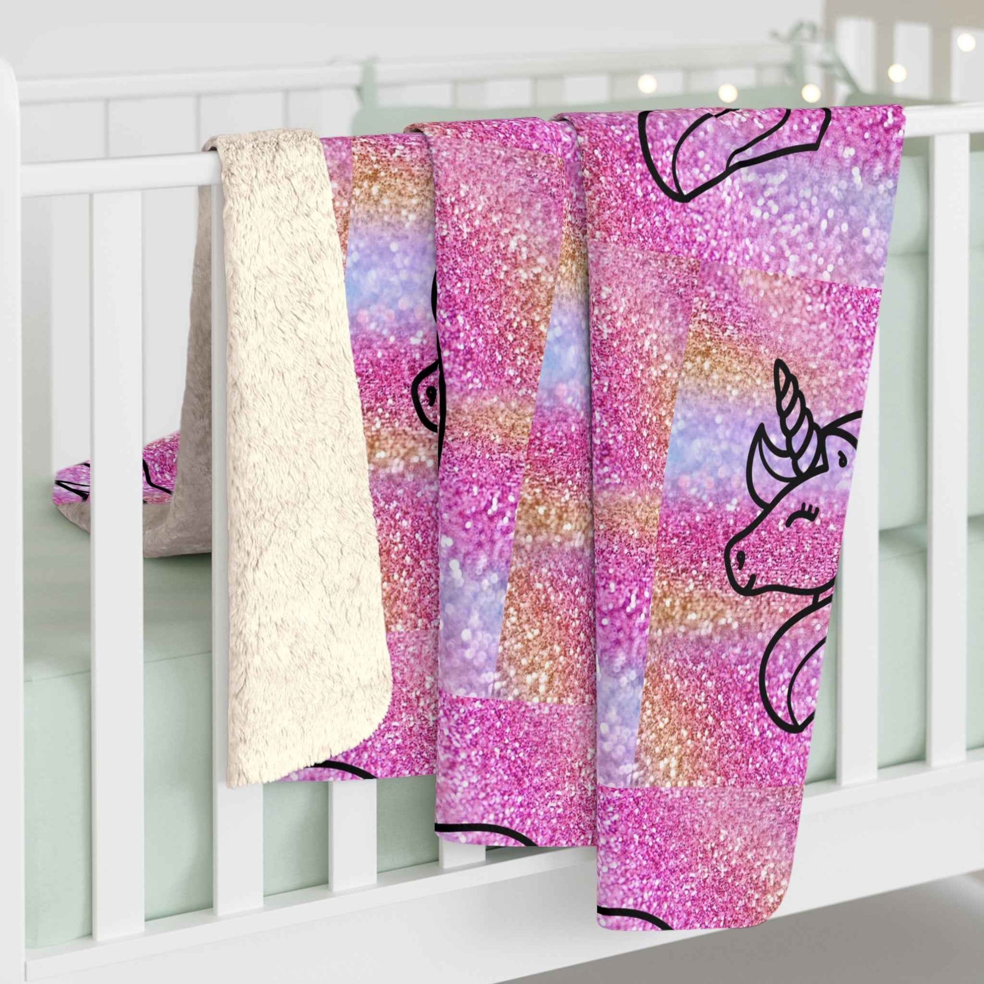 Unicorn Sherpa Blanket - Hello Kittyy Blanket Store