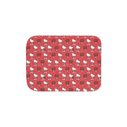 Hello Kitty Two‑Tone Sherpa Blanket — Valentine’s Day Gift for Her