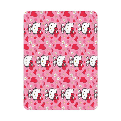 Adorable Hello Kitty Toddler Blanket - Cute Hearts Design for Cozy Comfort - Hello Kittyy Blanket Store