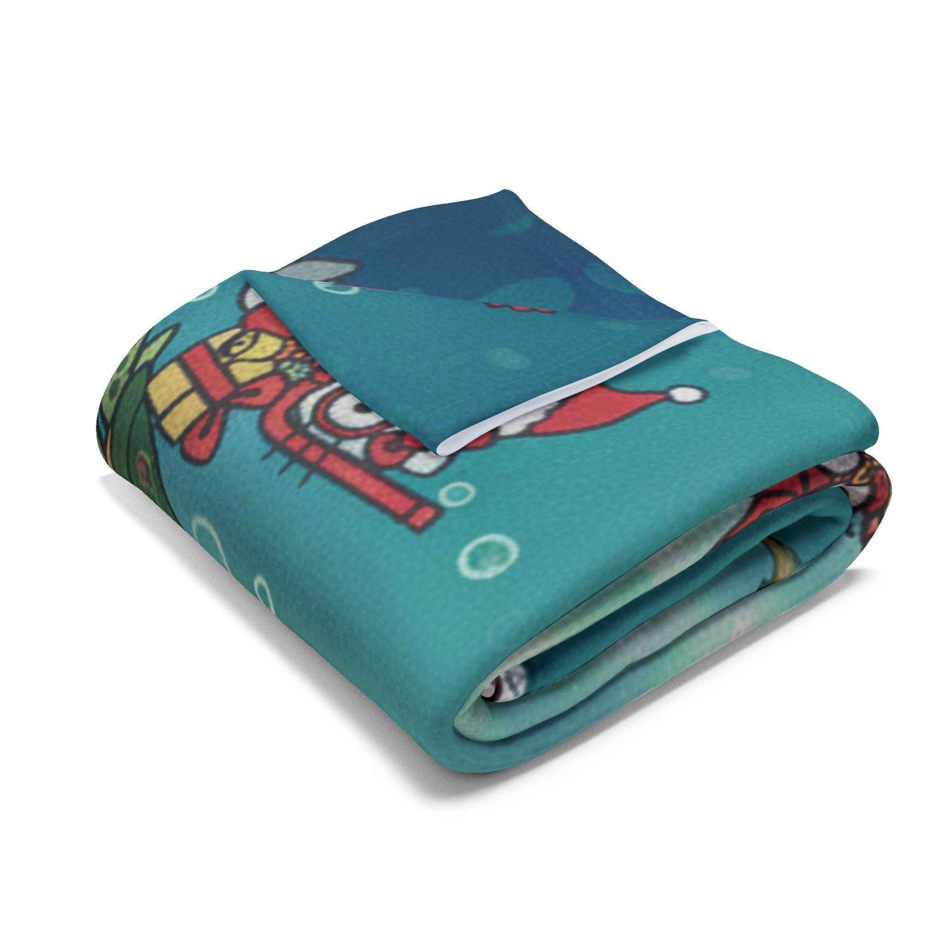 Hello Kitty Arctic Fleece Blanket — Undersea Christmas Celebration