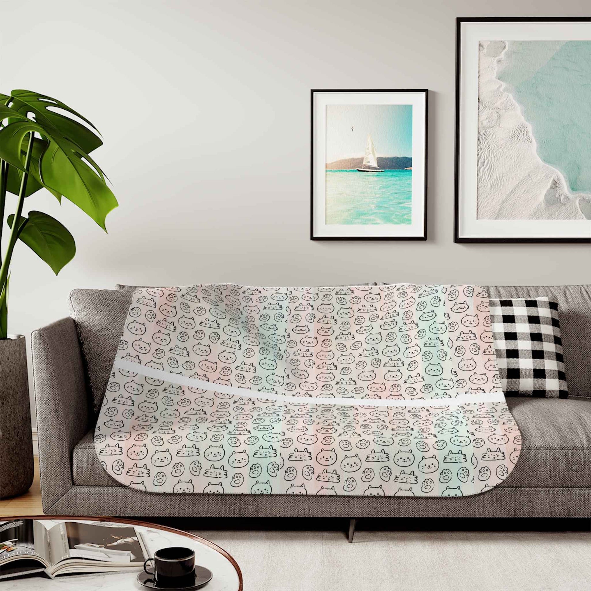 Sherpa Blanket, Cute Kittens hello kittyy - Hello Kittyy Blanket Store