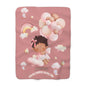 Sherpa Fleece Blanket - Adorable Baby Unicorn Pink Design - Hello Kittyy Blanket Store
