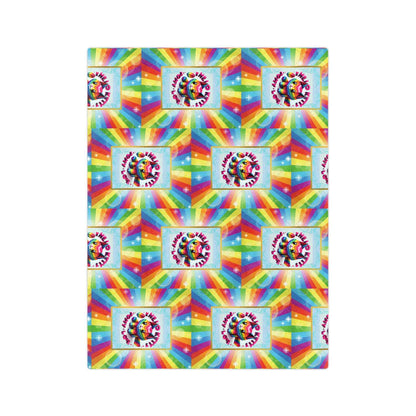 Microfiber Blanket - Hello Kitty Rainbow Design for Teens - Hello Kittyy Blanket Store