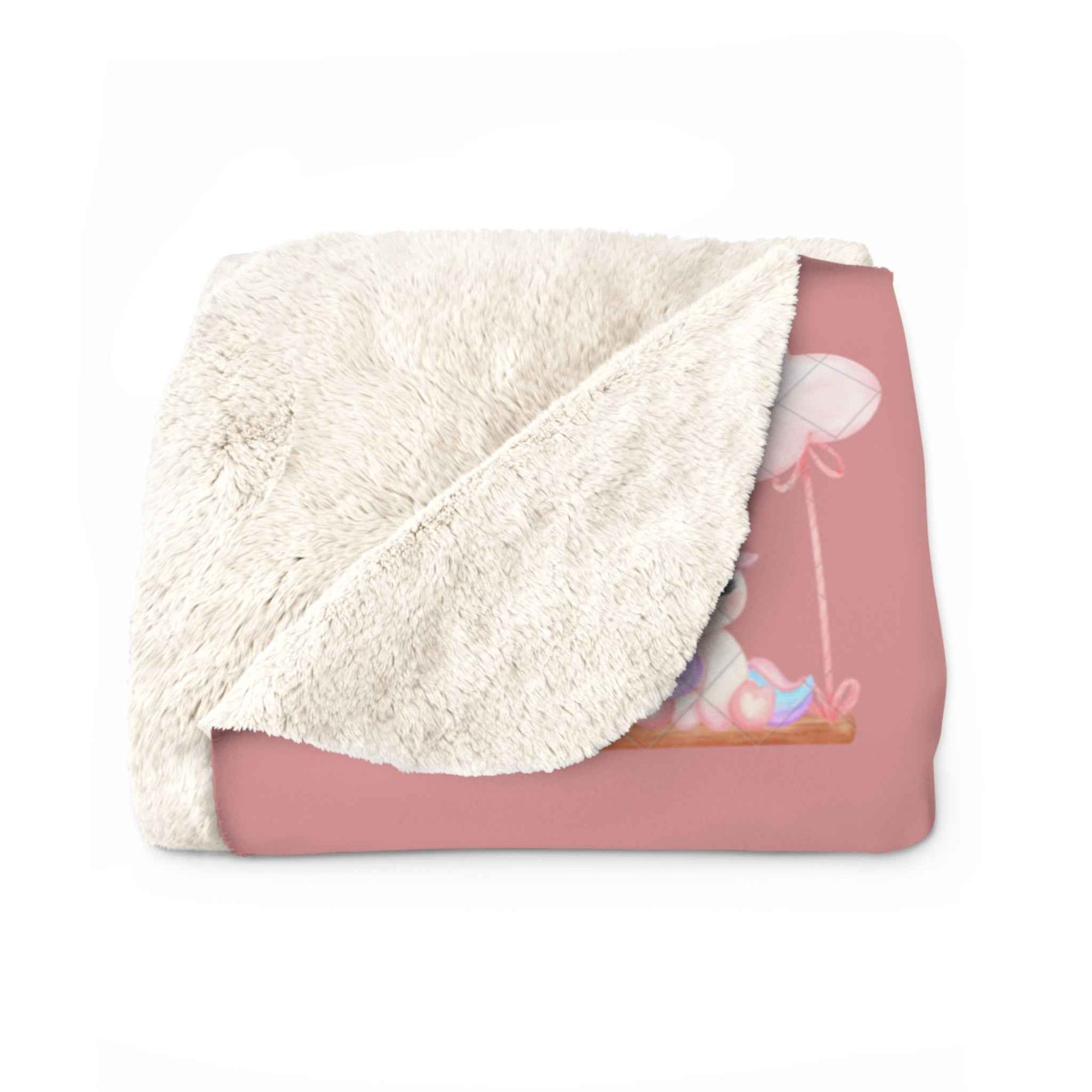 Sherpa Fleece Blanket - Adorable Baby Unicorn Pink Design - Hello Kittyy Blanket Store