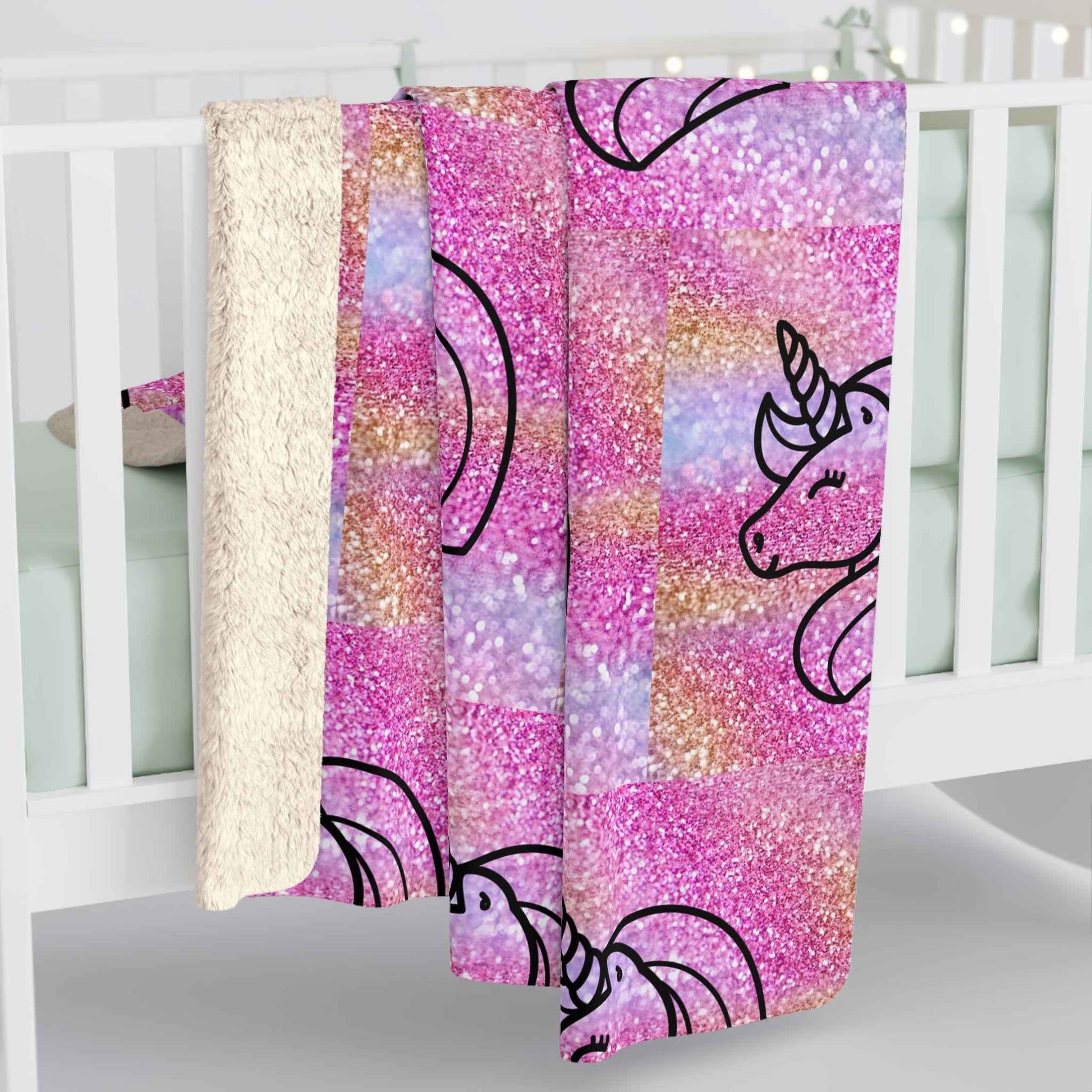 Unicorn Sherpa Blanket - Hello Kittyy Blanket Store