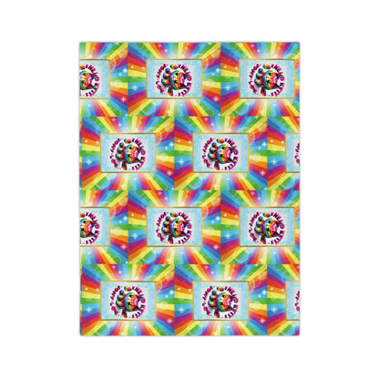 Microfiber Blanket - Hello Kitty Rainbow Design for Teens - Hello Kittyy Blanket Store