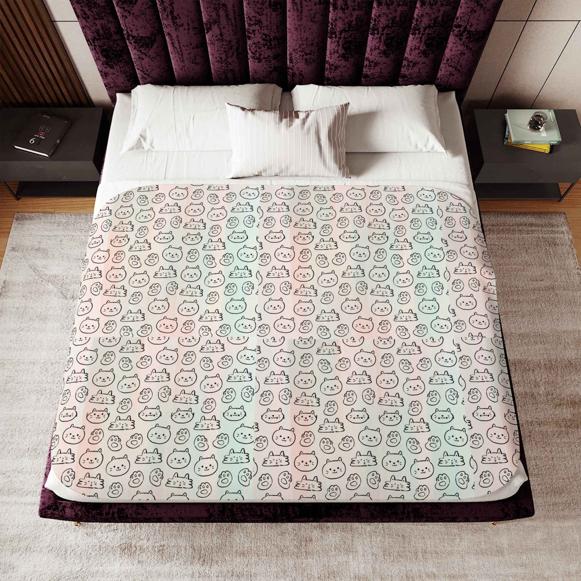 Sherpa Blanket, Cute Kittens hello kittyy - Hello Kittyy Blanket Store