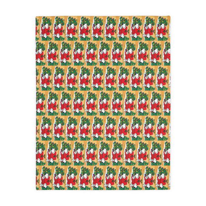 Blanket - Snoopy Christmas Theme Velveteen Microfiber (Two-Sided Print) snoopy blanket - Hello Kittyy Blanket Store