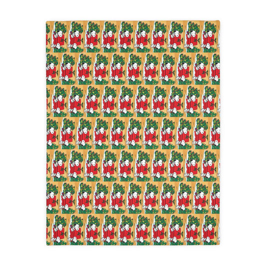 Blanket - Snoopy Christmas Theme Velveteen Microfiber (Two-Sided Print) snoopy blanket - Hello Kittyy Blanket Store